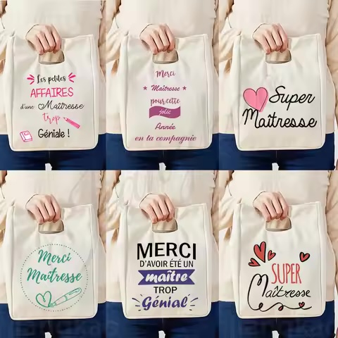 Sac à déjeuner isotherme « Super enseignant »