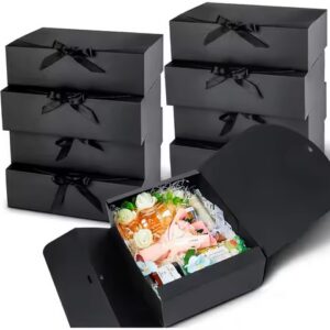 Lot de 10 ou 20 boîtes cadeaux avec ruban à nœud
